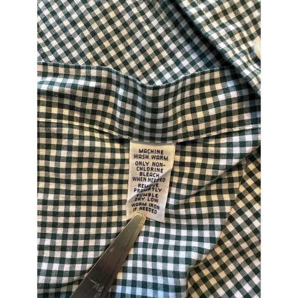 Ralph Lauren Custom Fit Hunter Green/White Check Orange Pony XXL Shirt Button Up - Picture 7 of 11